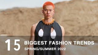 The Biggest Fashion Trends Spring Summer 2022  Mens Fashion [upl. by Vitkun]