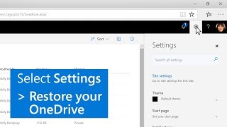 How to restore your files with OneDrive [upl. by Acemaj]