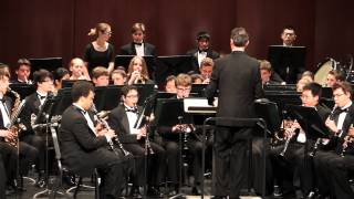 Crossgate Barnes  Troy Campus Band MSBOA District Festival 3142014 [upl. by Budd]