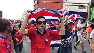 En Costa Rica siguen las reacciones tras manifestación en contra de nicaragüenses [upl. by Eirffej]