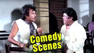 Drunked Rajnikanth  Comedy Scene  Phool Bane Angaray  Hindi Film [upl. by Hairabez]