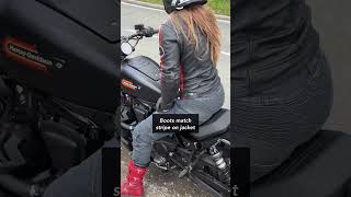 Lanas HarleyDavidson Nightster amp red boots [upl. by Enowtna]