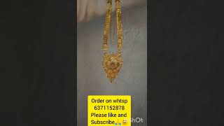 One gram gold rannihaarll jewellery setll jewellery shorts ytshorts [upl. by Conley889]