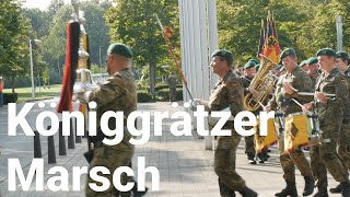 Einmarsch Ehrenformation Streitkräfteamt  Königgrätzer Marsch  Musikkorps der Bundeswehr [upl. by Asetal]