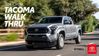 ALL NEW 2024 Toyota Tacoma SR5 Walkthru  Attrell Toyota [upl. by Ttreve]