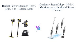 BISSELL Power Steamer vs 10in1 GorFanty Handheld Steam Mop 🧼 Which is Better [upl. by Noteloc]