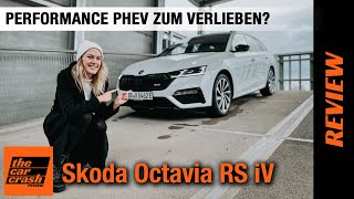 Skoda Octavia Combi RS iV 2021 ⚡ Performance Plugin Hybrid zum Verlieben ❤️ Fahrbericht  Review [upl. by Ainez463]