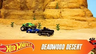 Custom Motors Cup Race 2 Deadwood Desert  HotWheels [upl. by Oigufer]