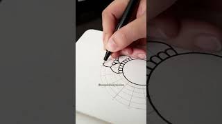 Easy Mandala Tutorial  Mandala Patterns  mandalasbychetna mandala mandalaart mandalapatterns [upl. by Eseret147]