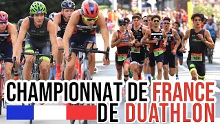 Championnat de France de Duathlon  5km CAP20km BIKE25km CAP  Junior Homme  Race  Noyon 2021 [upl. by Carmencita388]