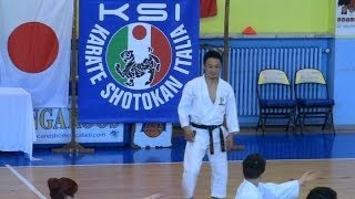 Takashi Yamaguchi Kata amp Bunkai Tekki Sandan [upl. by Nilam]