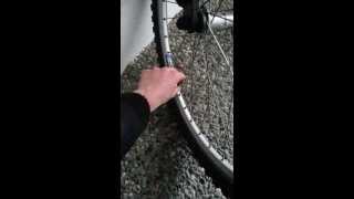 Letting air out of bike tires [upl. by Colman694]