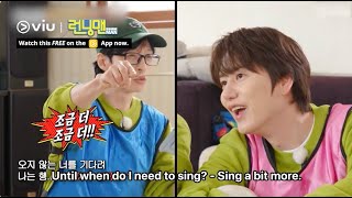 Yoo Jae Suk Asks Super Junior’s Kyu Hyun To Sing For One Of The Quizzes  Running Man [upl. by Vizza]