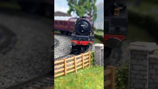 LMS Express Steam Train with Mail Coach train modelrailway modeltrains [upl. by Ayatnwahs893]