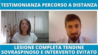 Lesione COMPLETA del SOVRASPINOSO e intervento EVITATO  Testimonianza [upl. by Bridget]