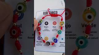 Pulsera de Ojo Turco de hilo rojo 🧿 Pulseras de protección ojoturco [upl. by Irrehs593]