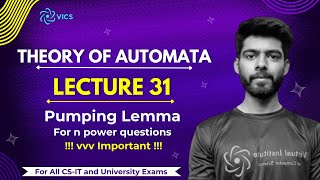 31 Pumping Lemma  Power n Questions  CFL  NCFL  Theory of Automata [upl. by Ebenezer]