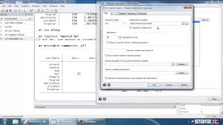Multiple imputation in Stata® Linear regression [upl. by Acebber426]