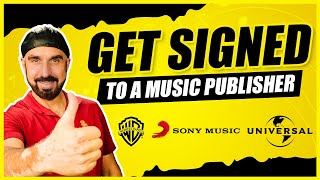 How to Get a MAJOR Music PUBLISHING DEAL  5 Tips [upl. by Gothard]