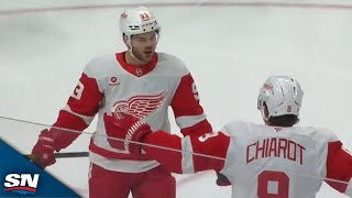 Red Wings Alex DeBrincat and Andrew Copp Bury BacktoBack Goals vs Sabres [upl. by Brittany]