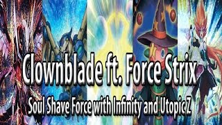 Clownblade ft Force Strix Ygopro  Splashing Soul Shave Force with a Raidraptor engine [upl. by Eeb]