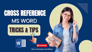 How to use Cross Reference in MS 👌✌️Word crossreference msword [upl. by Booma]