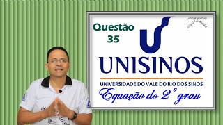 CORREÇÃO DA PARTE DE MATEMÁTICA DA PROVA DE MEDICINA DA UNISINOS 2022 Questão 35 [upl. by Mal]