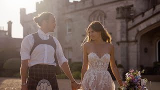 Luxury Scottish Castle Destination Wedding [upl. by Edieh]