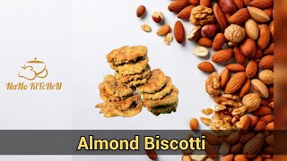 Healthy Almond Biscotti  No Maida No Sugar Recipe [upl. by Tera822]