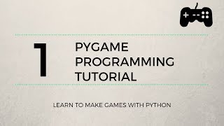 Pygame Tutorial 1  Basic Movement and Key Presses [upl. by Vihs113]