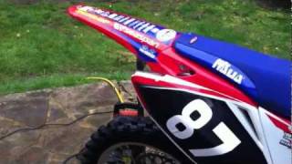 Insane backfiring and popping from CRF250r [upl. by Chong800]