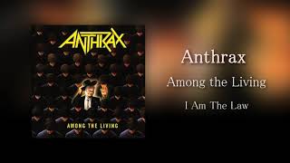 Anthrax  I Am The Law Guitar Backing Track with Tabs [upl. by Retsim]