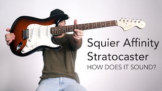 Squier Affinity Stratocaster REVIEW  The BEST Beginner Electric Guitar [upl. by Eceirtal]