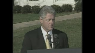 USA BILL CLINTON ON YELTSINS RESIGNATION 6 [upl. by Annyrb]