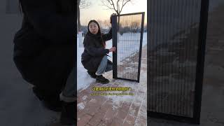 Flexible Diamond Net Screen Door 304 Stainless Steel Screen Net HD High Resolution [upl. by Navert364]