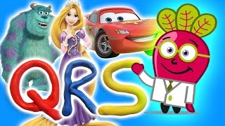 ABECEDARIO DISNEY Q R S Alfabeto con Personajes Rayo Mcqueen [upl. by Franek743]