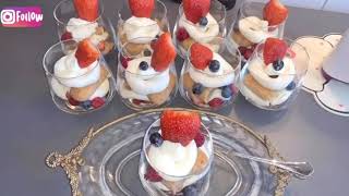 Dessert 🤎🍓ITALIENISCHE TIRAMISU IM GLAS 🍨Rezept 👇🏻 [upl. by Alveta586]