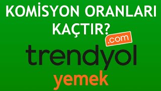 Trendyol Yemek Komisyon Oranları Kaçtır [upl. by Healy10]