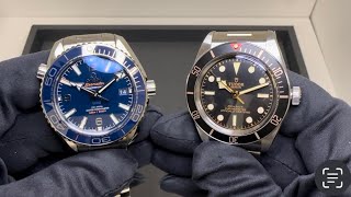 Omega Planet Ocean 395mm vs Tudor Black Bay 58 [upl. by Brittain]