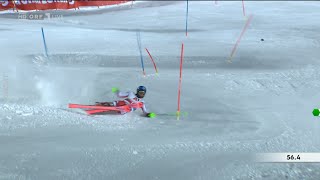 Alpiner SkiWeltcup  Slalom  Schladming  OUT  Marco SCHWARZ  2 Lauf  2020 [upl. by Anitsej]