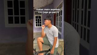 Anak anak yang sepedahnya gada setandar sini kumpul shrots lucu comedy ngakak [upl. by Anaujik]