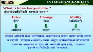 1 What Is Interchangeability [upl. by Eyahsal]