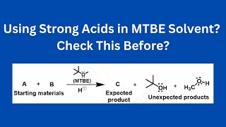 MTBE I tertButyl Methyl Ether MTBE Hydrolysis in Acid How Does it Work I Strong Acids [upl. by Erskine]