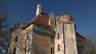 Château de lHerm  la renaissance du château de Jacquou le Croquant [upl. by Nyrroc]