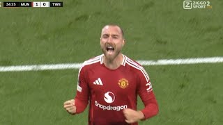 Christian Eriksen Goal Manchester United Vs Twente 10 All Goals Results Extended Highlights [upl. by Comptom]