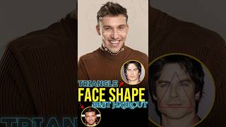 Triangle Face Shape Mens Best Haircut 2024 [upl. by Nordek]