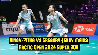 RinovPitha vs Gregory MairsJenny Mairs  Arctic Open 2024 Super 300 [upl. by Ryun]