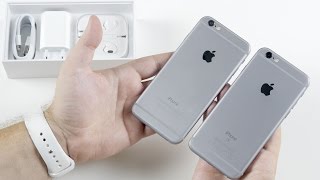 iPhone 6S распаковка и что там с чехлами [upl. by Isyak]