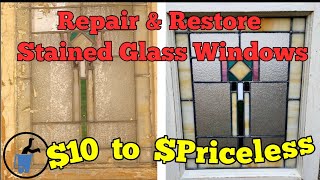 How to Repair amp Restore Stained Glass Windows [upl. by Eatnoed]