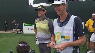 Bubba Watson crushes his tee shot on No 17 at Waste Management [upl. by Nnahgem225]